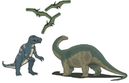 Several Dinosaurs